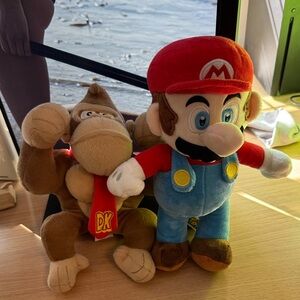 Nintendo - Super Mario and Donkey Kong Plush Set - Includes Both! - Claw Machine